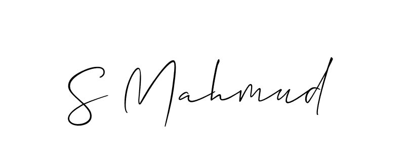 How to Draw S Mahmud signature style? Allison_Script is a latest design signature styles for name S Mahmud. S Mahmud signature style 2 images and pictures png