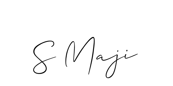 It looks lik you need a new signature style for name S Maji. Design unique handwritten (Allison_Script) signature with our free signature maker in just a few clicks. S Maji signature style 2 images and pictures png