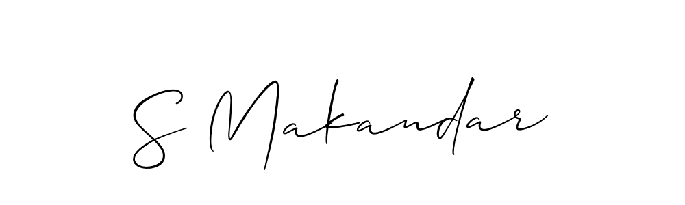 Once you've used our free online signature maker to create your best signature Allison_Script style, it's time to enjoy all of the benefits that S Makandar name signing documents. S Makandar signature style 2 images and pictures png