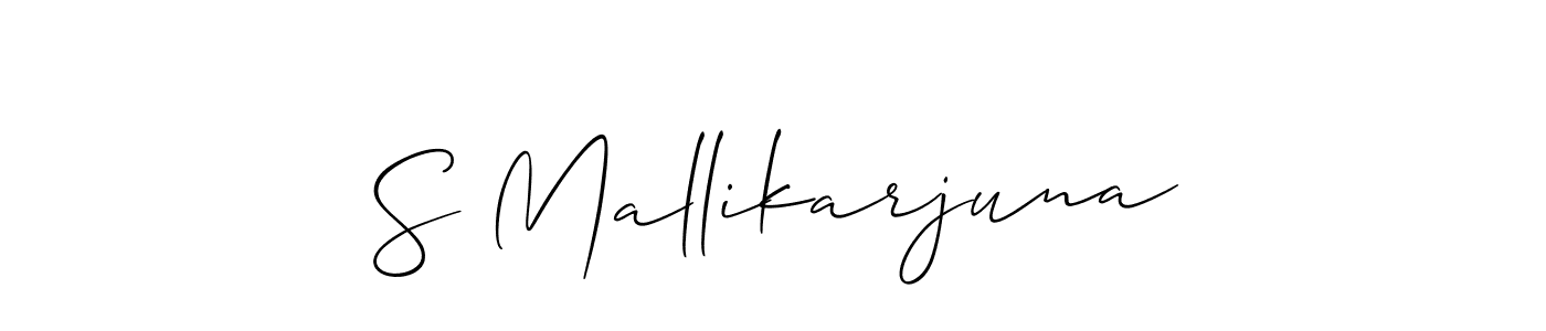 How to Draw S Mallikarjuna signature style? Allison_Script is a latest design signature styles for name S Mallikarjuna. S Mallikarjuna signature style 2 images and pictures png