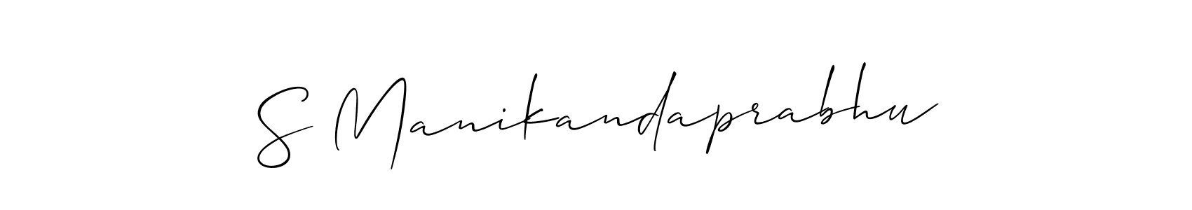 Similarly Allison_Script is the best handwritten signature design. Signature creator online .You can use it as an online autograph creator for name S Manikandaprabhu. S Manikandaprabhu signature style 2 images and pictures png