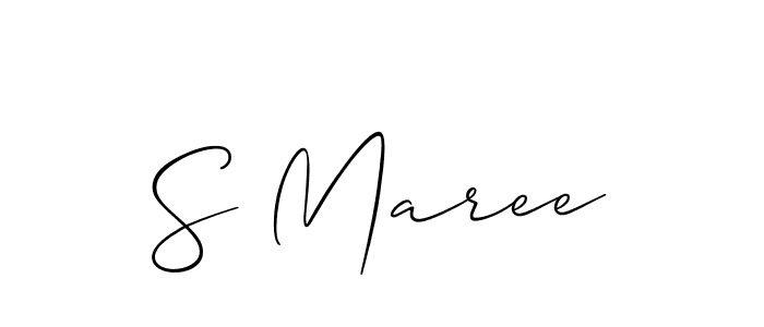Also You can easily find your signature by using the search form. We will create S Maree name handwritten signature images for you free of cost using Allison_Script sign style. S Maree signature style 2 images and pictures png