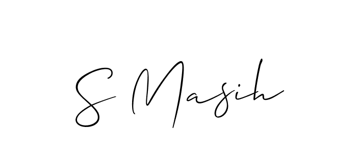 You can use this online signature creator to create a handwritten signature for the name S Masih. This is the best online autograph maker. S Masih signature style 2 images and pictures png