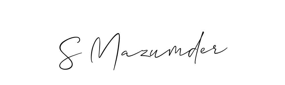 Once you've used our free online signature maker to create your best signature Allison_Script style, it's time to enjoy all of the benefits that S Mazumder name signing documents. S Mazumder signature style 2 images and pictures png