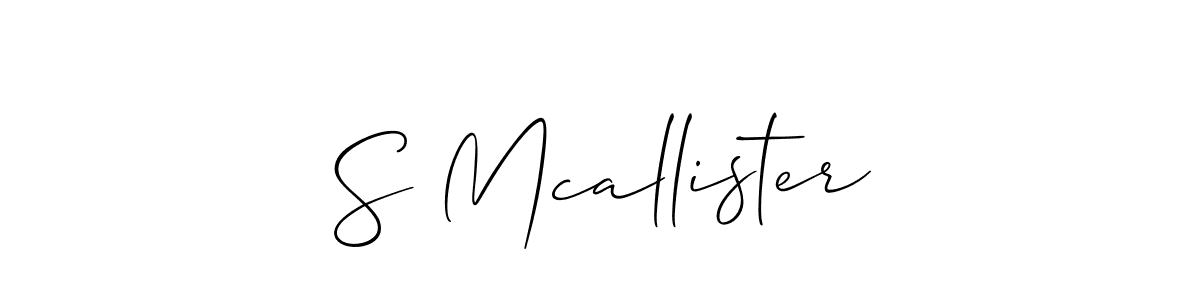 if you are searching for the best signature style for your name S Mcallister. so please give up your signature search. here we have designed multiple signature styles  using Allison_Script. S Mcallister signature style 2 images and pictures png