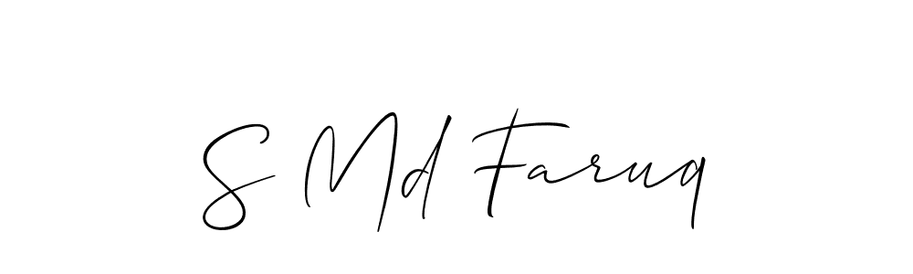 Best and Professional Signature Style for S Md Faruq. Allison_Script Best Signature Style Collection. S Md Faruq signature style 2 images and pictures png