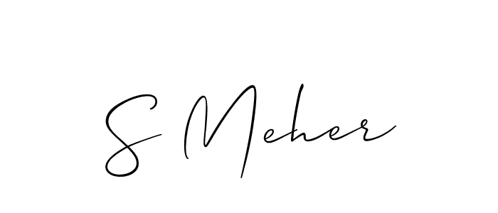 Check out images of Autograph of S Meher name. Actor S Meher Signature Style. Allison_Script is a professional sign style online. S Meher signature style 2 images and pictures png