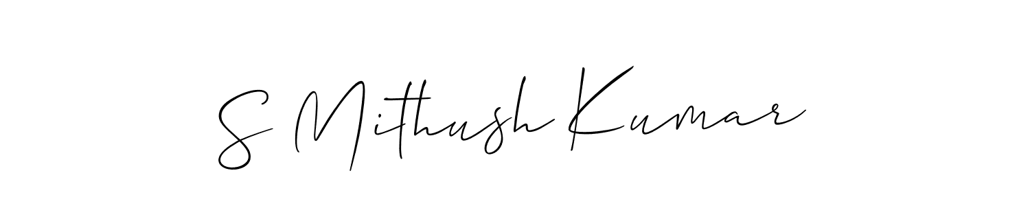 Once you've used our free online signature maker to create your best signature Allison_Script style, it's time to enjoy all of the benefits that S Mithush Kumar name signing documents. S Mithush Kumar signature style 2 images and pictures png