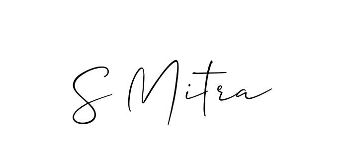 Also we have S Mitra name is the best signature style. Create professional handwritten signature collection using Allison_Script autograph style. S Mitra signature style 2 images and pictures png