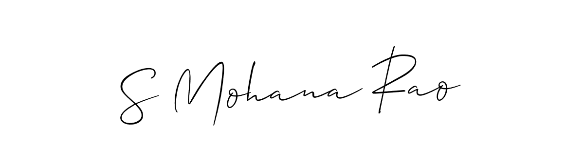 You can use this online signature creator to create a handwritten signature for the name S Mohana Rao. This is the best online autograph maker. S Mohana Rao signature style 2 images and pictures png