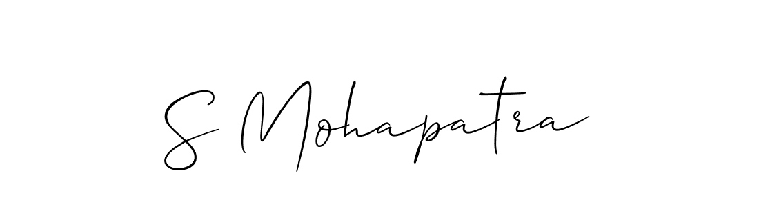 How to make S Mohapatra signature? Allison_Script is a professional autograph style. Create handwritten signature for S Mohapatra name. S Mohapatra signature style 2 images and pictures png