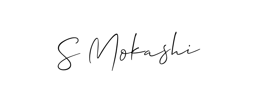 This is the best signature style for the S Mokashi name. Also you like these signature font (Allison_Script). Mix name signature. S Mokashi signature style 2 images and pictures png