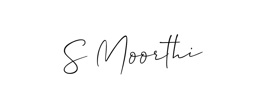 Also You can easily find your signature by using the search form. We will create S Moorthi name handwritten signature images for you free of cost using Allison_Script sign style. S Moorthi signature style 2 images and pictures png