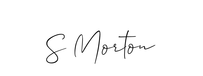 How to Draw S Morton signature style? Allison_Script is a latest design signature styles for name S Morton. S Morton signature style 2 images and pictures png