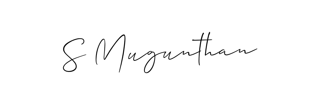 Once you've used our free online signature maker to create your best signature Allison_Script style, it's time to enjoy all of the benefits that S Mugunthan name signing documents. S Mugunthan signature style 2 images and pictures png