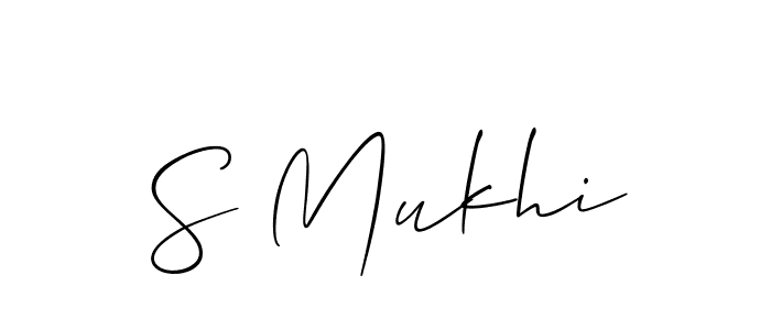 You can use this online signature creator to create a handwritten signature for the name S Mukhi. This is the best online autograph maker. S Mukhi signature style 2 images and pictures png