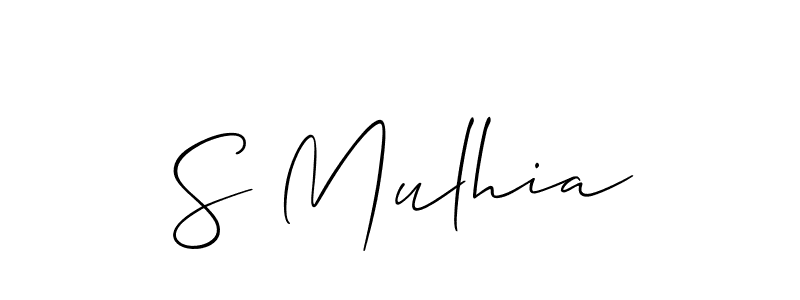 Once you've used our free online signature maker to create your best signature Allison_Script style, it's time to enjoy all of the benefits that S Mulhia name signing documents. S Mulhia signature style 2 images and pictures png