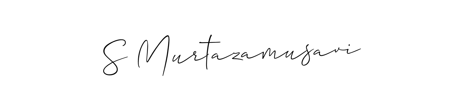 Also You can easily find your signature by using the search form. We will create S Murtazamusavi name handwritten signature images for you free of cost using Allison_Script sign style. S Murtazamusavi signature style 2 images and pictures png