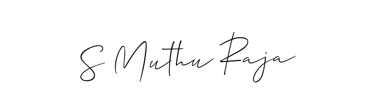 Here are the top 10 professional signature styles for the name S Muthu Raja. These are the best autograph styles you can use for your name. S Muthu Raja signature style 2 images and pictures png