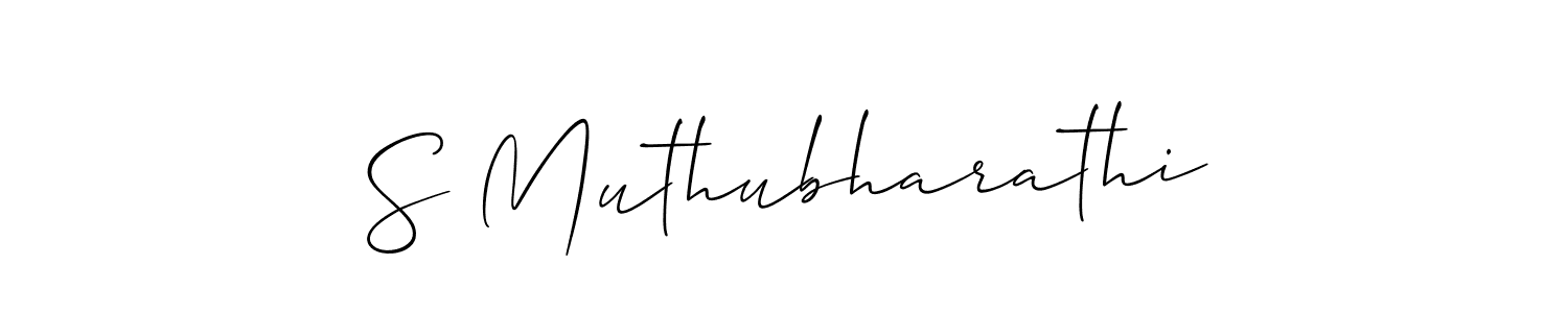 Once you've used our free online signature maker to create your best signature Allison_Script style, it's time to enjoy all of the benefits that S Muthubharathi name signing documents. S Muthubharathi signature style 2 images and pictures png