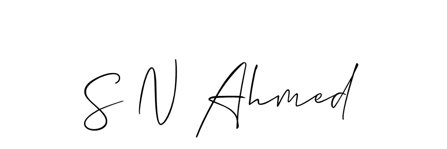 Here are the top 10 professional signature styles for the name S N Ahmed. These are the best autograph styles you can use for your name. S N Ahmed signature style 2 images and pictures png