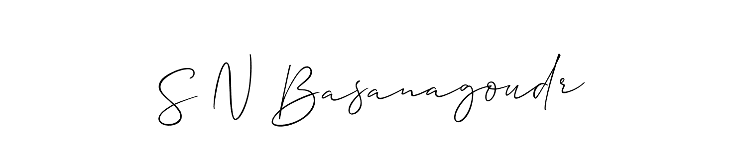 Check out images of Autograph of S N Basanagoudr name. Actor S N Basanagoudr Signature Style. Allison_Script is a professional sign style online. S N Basanagoudr signature style 2 images and pictures png