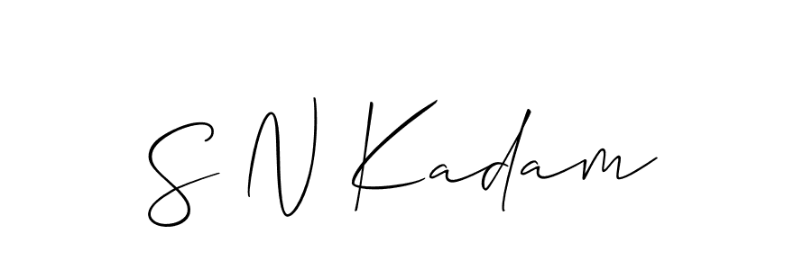 Once you've used our free online signature maker to create your best signature Allison_Script style, it's time to enjoy all of the benefits that S N Kadam name signing documents. S N Kadam signature style 2 images and pictures png