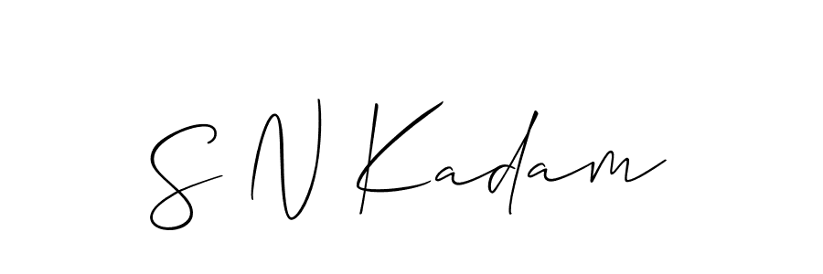 This is the best signature style for the S N Kadam name. Also you like these signature font (Allison_Script). Mix name signature. S N Kadam signature style 2 images and pictures png