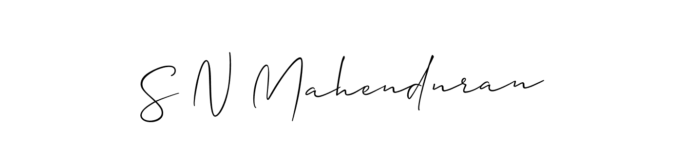 Similarly Allison_Script is the best handwritten signature design. Signature creator online .You can use it as an online autograph creator for name S N Mahendnran. S N Mahendnran signature style 2 images and pictures png