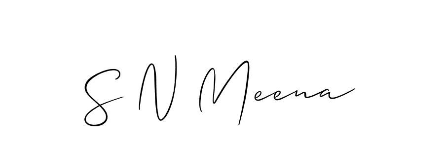 Check out images of Autograph of S N Meena name. Actor S N Meena Signature Style. Allison_Script is a professional sign style online. S N Meena signature style 2 images and pictures png