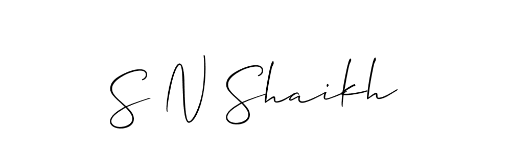 Here are the top 10 professional signature styles for the name S N Shaikh. These are the best autograph styles you can use for your name. S N Shaikh signature style 2 images and pictures png