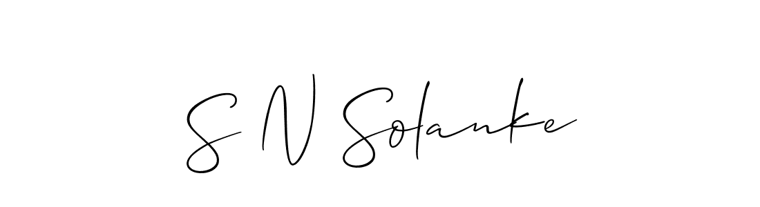 Once you've used our free online signature maker to create your best signature Allison_Script style, it's time to enjoy all of the benefits that S N Solanke name signing documents. S N Solanke signature style 2 images and pictures png