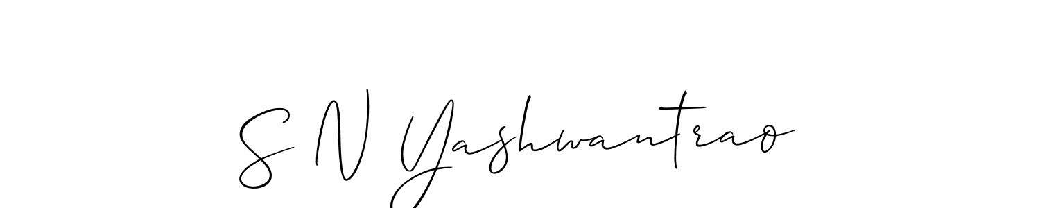 You can use this online signature creator to create a handwritten signature for the name S N Yashwantrao. This is the best online autograph maker. S N Yashwantrao signature style 2 images and pictures png