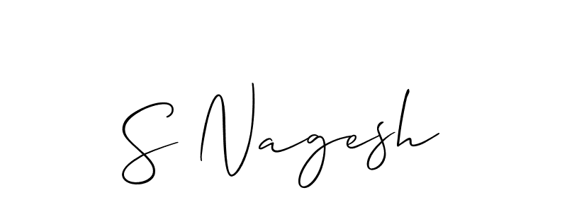 You can use this online signature creator to create a handwritten signature for the name S Nagesh. This is the best online autograph maker. S Nagesh signature style 2 images and pictures png