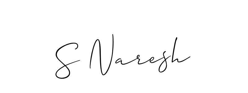 You can use this online signature creator to create a handwritten signature for the name S Naresh. This is the best online autograph maker. S Naresh signature style 2 images and pictures png