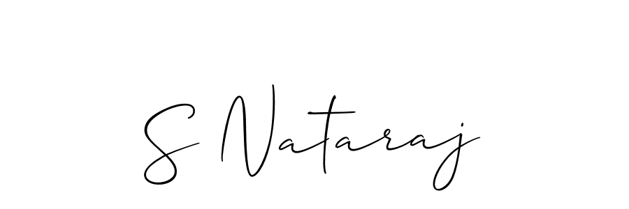 Make a beautiful signature design for name S Nataraj. Use this online signature maker to create a handwritten signature for free. S Nataraj signature style 2 images and pictures png