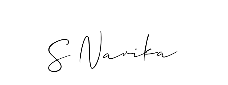 Similarly Allison_Script is the best handwritten signature design. Signature creator online .You can use it as an online autograph creator for name S Navika. S Navika signature style 2 images and pictures png