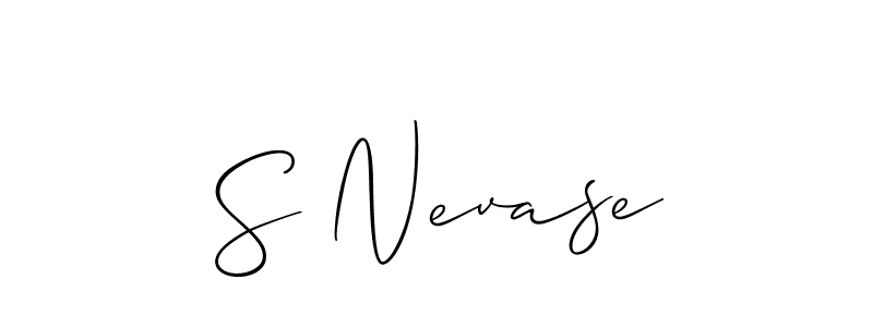 It looks lik you need a new signature style for name S Nevase. Design unique handwritten (Allison_Script) signature with our free signature maker in just a few clicks. S Nevase signature style 2 images and pictures png