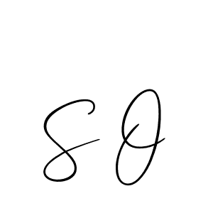 Use a signature maker to create a handwritten signature online. With this signature software, you can design (Allison_Script) your own signature for name S O. S O signature style 2 images and pictures png