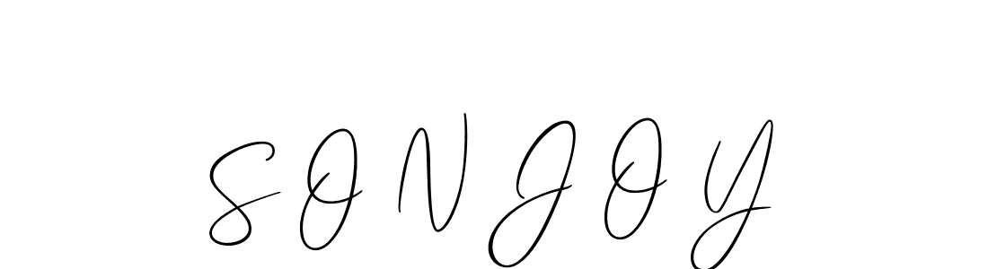 See photos of S O N J O Y official signature by Spectra . Check more albums & portfolios. Read reviews & check more about Allison_Script font. S O N J O Y signature style 2 images and pictures png
