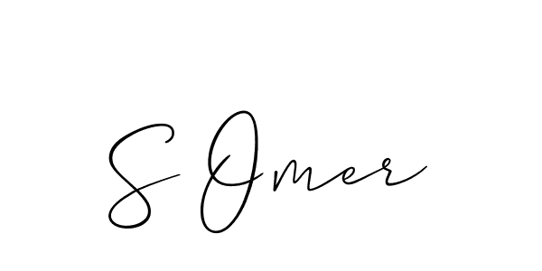 Make a short S Omer signature style. Manage your documents anywhere anytime using Allison_Script. Create and add eSignatures, submit forms, share and send files easily. S Omer signature style 2 images and pictures png