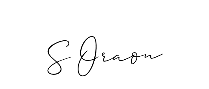 Check out images of Autograph of S Oraon name. Actor S Oraon Signature Style. Allison_Script is a professional sign style online. S Oraon signature style 2 images and pictures png