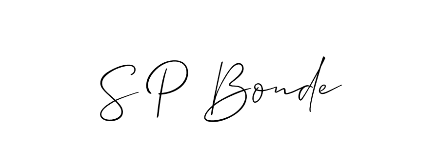 See photos of S P Bonde official signature by Spectra . Check more albums & portfolios. Read reviews & check more about Allison_Script font. S P Bonde signature style 2 images and pictures png