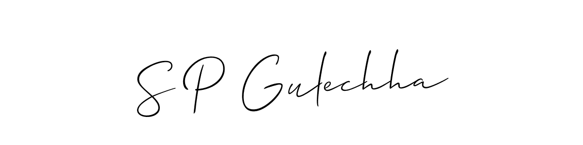This is the best signature style for the S P Gulechha name. Also you like these signature font (Allison_Script). Mix name signature. S P Gulechha signature style 2 images and pictures png