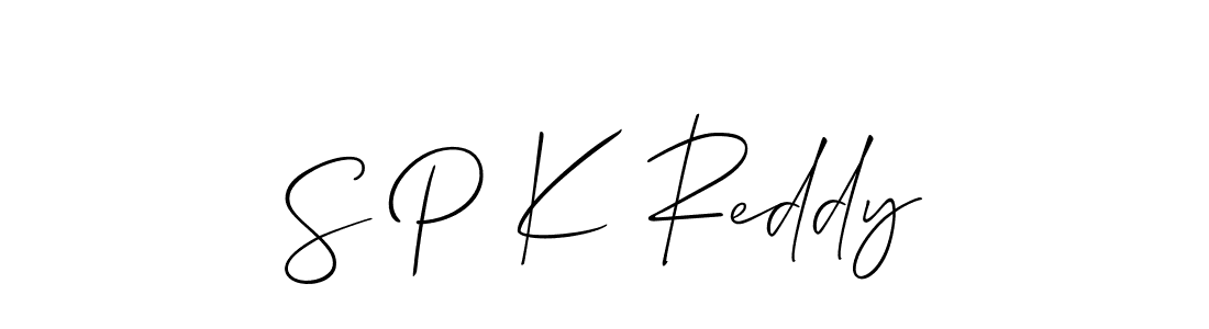 Make a beautiful signature design for name S P K Reddy. Use this online signature maker to create a handwritten signature for free. S P K Reddy signature style 2 images and pictures png