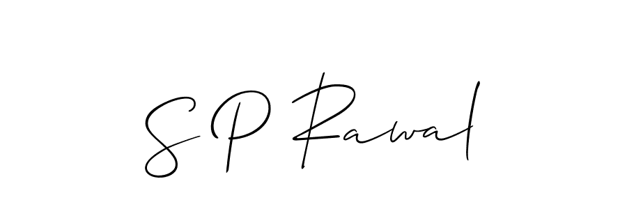 This is the best signature style for the S P Rawal name. Also you like these signature font (Allison_Script). Mix name signature. S P Rawal signature style 2 images and pictures png