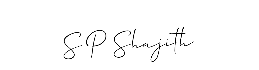 See photos of S P Shajith official signature by Spectra . Check more albums & portfolios. Read reviews & check more about Allison_Script font. S P Shajith signature style 2 images and pictures png