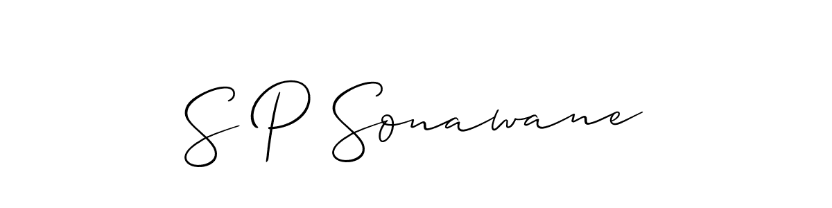 Similarly Allison_Script is the best handwritten signature design. Signature creator online .You can use it as an online autograph creator for name S P Sonawane. S P Sonawane signature style 2 images and pictures png