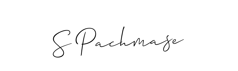 Make a beautiful signature design for name S Pachmase. Use this online signature maker to create a handwritten signature for free. S Pachmase signature style 2 images and pictures png