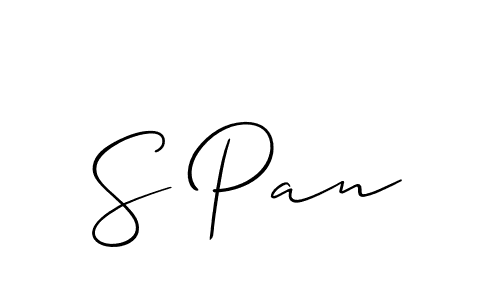 Also we have S Pan name is the best signature style. Create professional handwritten signature collection using Allison_Script autograph style. S Pan signature style 2 images and pictures png